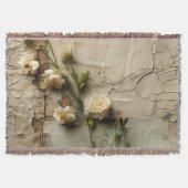 Perkament Liefdesbrief met Bloemen (3) Deken (Voorkant)