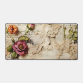 Perkament Liefdesbrief met Bloemen (8) Bureaumat (Voorkant)