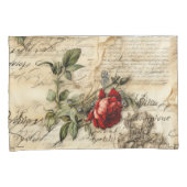  Perkament Liefdesbrief met Bloemen (9) Kussensloop (Voorkant-Rechts)