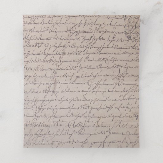 perkament | Roze plaatskaart (Binnenkant ongevouwen)