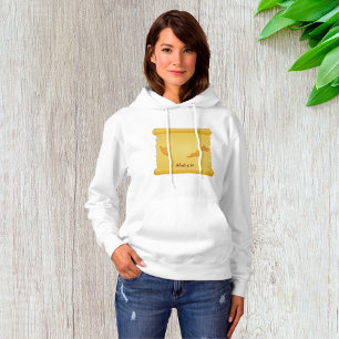 perkament van maleisische vrouwen hoodie