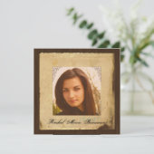  perkamentfotopapier Afstuderen Kaart (Staand voorkant)