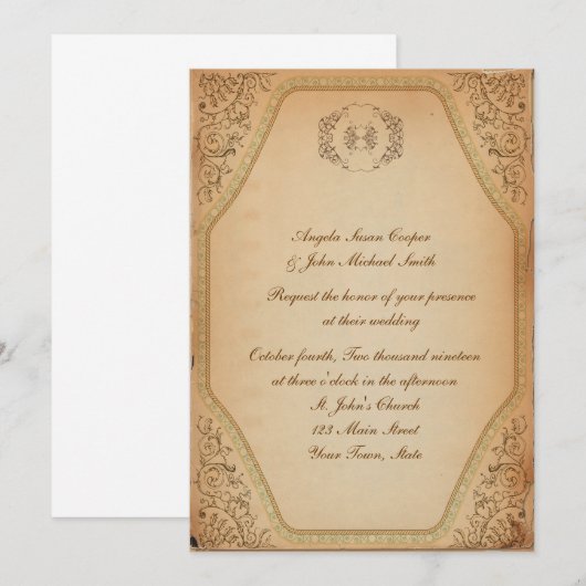  perkamschelp kaart (Voorkant / Achterkant)