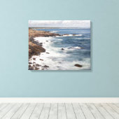 Perkins Cove in Maine Canvas Afdruk (Insitu (Houten vloer))