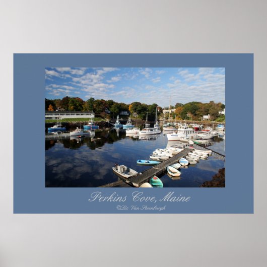 Perkins Cove, Maine Print (Voorkant)