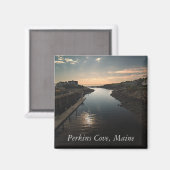 Perkins Cove, York, Maine Magnet (Recto/Verso)