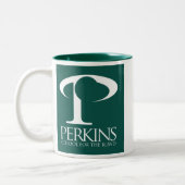 Perkins Double Logo Tweekleurige Koffiemok (Links)