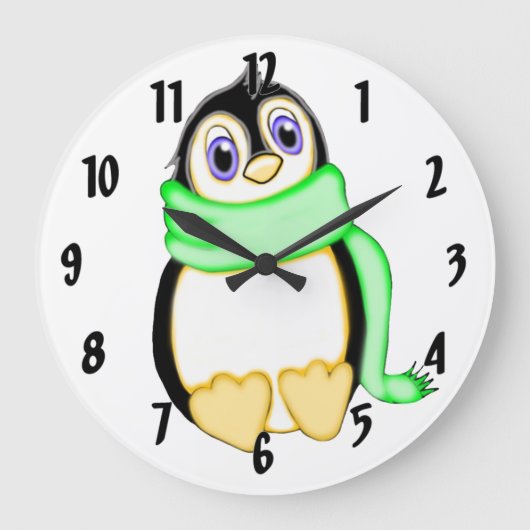 Perky Penguin Grote Klok (Voorkant)