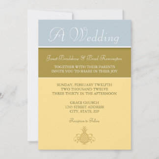 Perky Pineapple Invitation Kaart