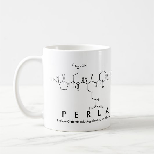 Perla peptide nom mug (Gauche)