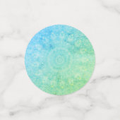 perle bleu vert doilies confetti (Petit recto)