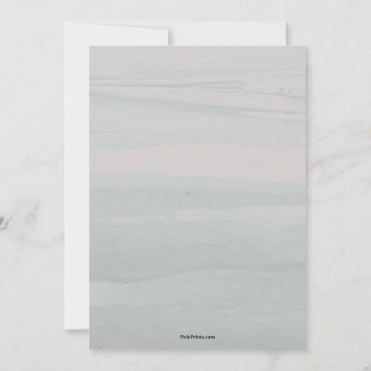 Perle dans une Faire-part de mariage Shell (Dos)