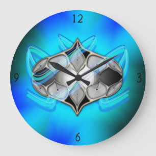Perle dans une grande horloge