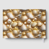 Perle de coquillage véritable feuille d'or plage m (Verso)