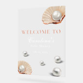 perle de l'océan Sous la mer baby shower accueil (Angle)