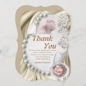 Perle d'ivoire soyeux bébé que vous carte (Devant / Derrière)