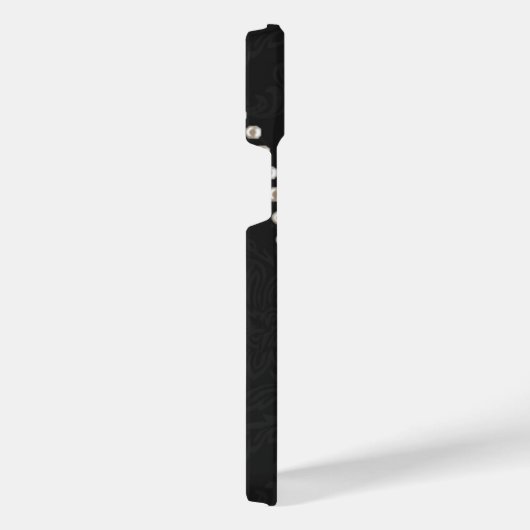 Perle et diamants élégants personnalisés sur N noi (Côté droit)