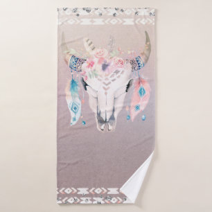 Perle iridescente Boho Chic Crâne Glam Floral Corn