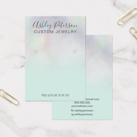 Perle moderne nacre ombre écran turquoise oreille (Bureau)