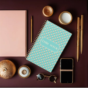 Perle personnalisée et planificateur Turquoise