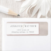 Perle précieuse | Étiquette de l'adresse de retour (En situation)