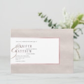 Perle précieuse | Faire-part de mariage (Debout devant)