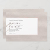 Perle précieuse | Faire-part de mariage (Devant / Derrière)