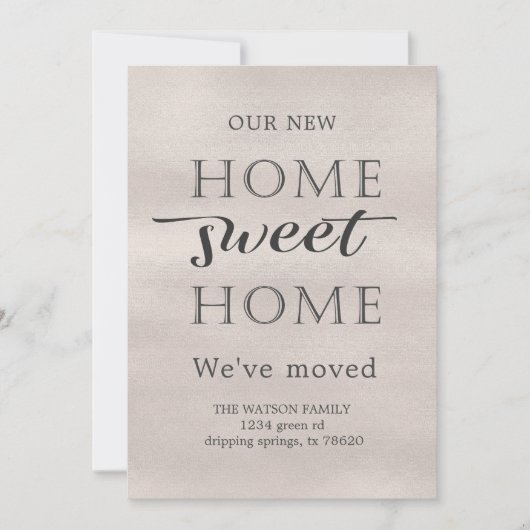 Perle précieuse | Invitation de Faire-part mobile (Devant)