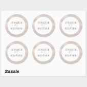 Perle précieuse | Sticker Monogramme (Feuille)