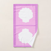 Perle rose (Serviette à main)