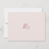 Perle rose Botanique Horizontale RSVP (Dos)