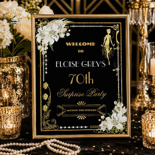 Perles Art Déco Fleurs Blanches Gatsby 20s Bienven