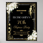 Perles Art Déco Fleurs Blanches Gatsby 20s Bienven (Devant)
