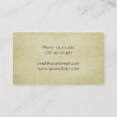 Perles blanches pourpres vintages et carte de (Dos)