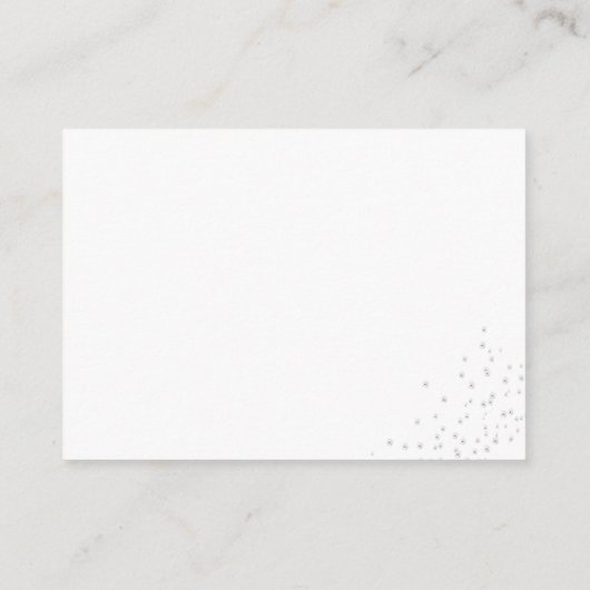 Perles Bow Blanches Devinez Combien De Carte Fête  (Dos)