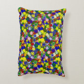 Perles de face primaires - COUSSIN ACCENT VERT (Dos(Vertical))