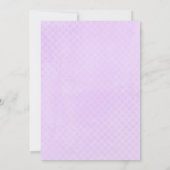 Perles de Rosaire, bougie, Invitation de la premiè (Dos)