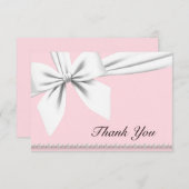 Perles de Tiffany rose élégant Merci de perles fan (Devant / Derrière)