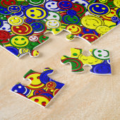 Perles de visage primaires, PUZZLE JAUNE (Côté)