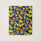 Perles de visage primaires, PUZZLE JAUNE (Vertical)