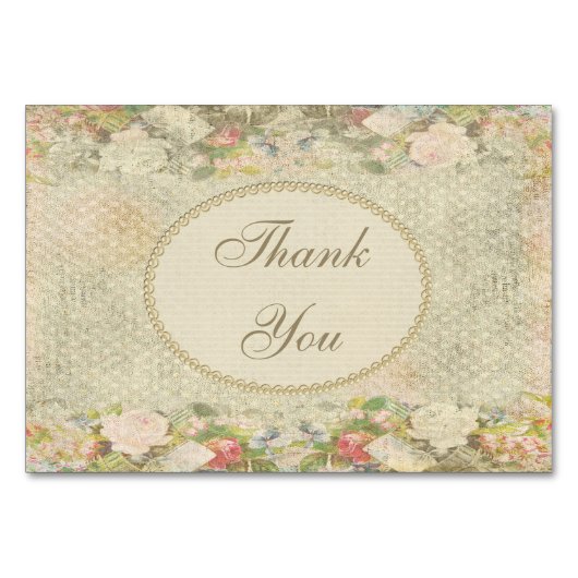 Perles et dentelle Chic Fleurs Merci (Devant)