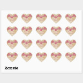 Perles et fleurs Stickers de mariage (Feuille)