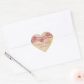 Perles et fleurs Stickers de mariage (Enveloppe)