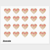 Perles et fleurs Stickers de mariage (Feuille)