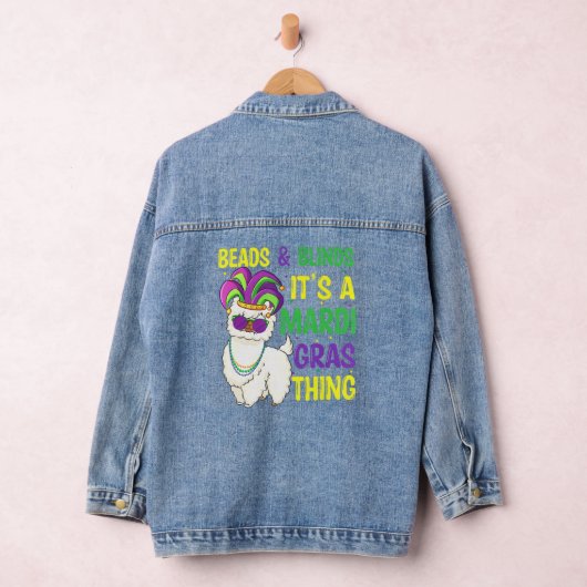 Perles Et Masque Mardi Gras Llama Alpaca Pour Homm (Hangar)