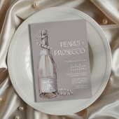 Perles + Invitation de la douche nuptiale du Prose