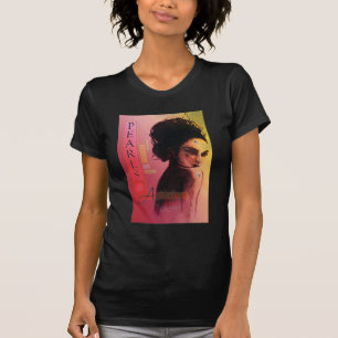 Perles noires de T-shirt de l'Asie