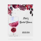 perles & proclate douche nuptiale signe acrylique (Recto)