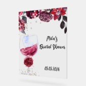 perles & proclate douche nuptiale signe acrylique (Angle)