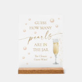 Perles Prosecco Enterrement de Vie de Jeune Fille (Recto)